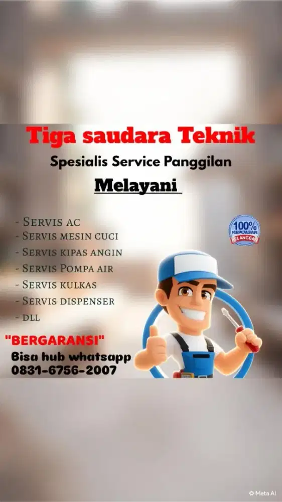 Servis Ac,Mesin cuci,kulkas,dll
