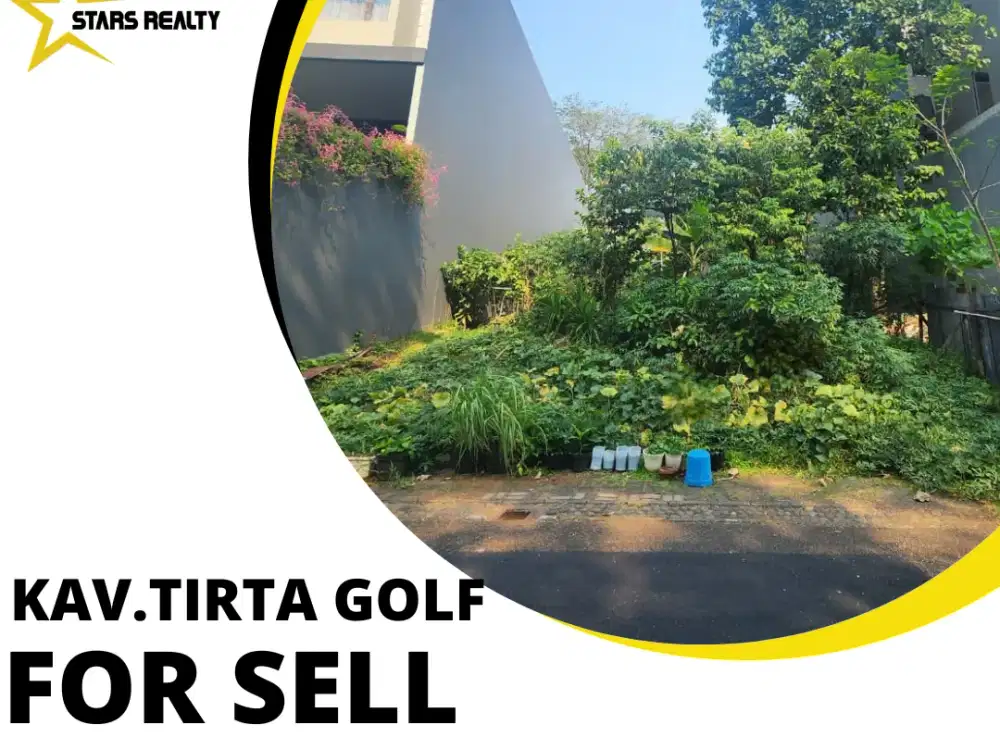 DIjual Cepat Kavling Siap Bangun di Taman Tirta Golf BSD