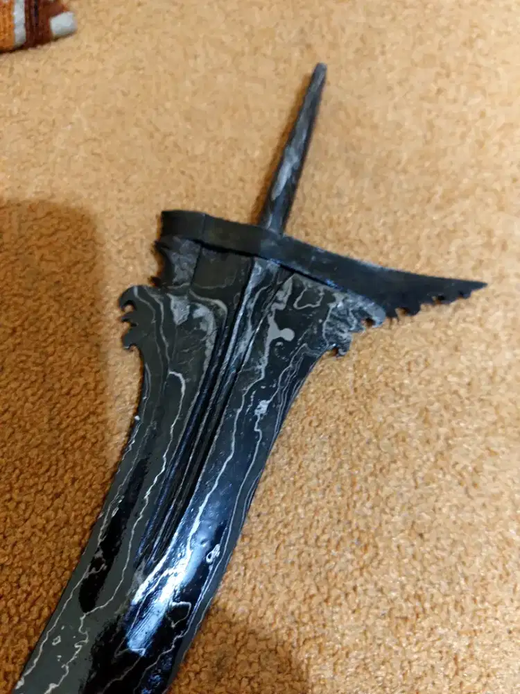 Bilah keris bali luk 3 - + 36 cm