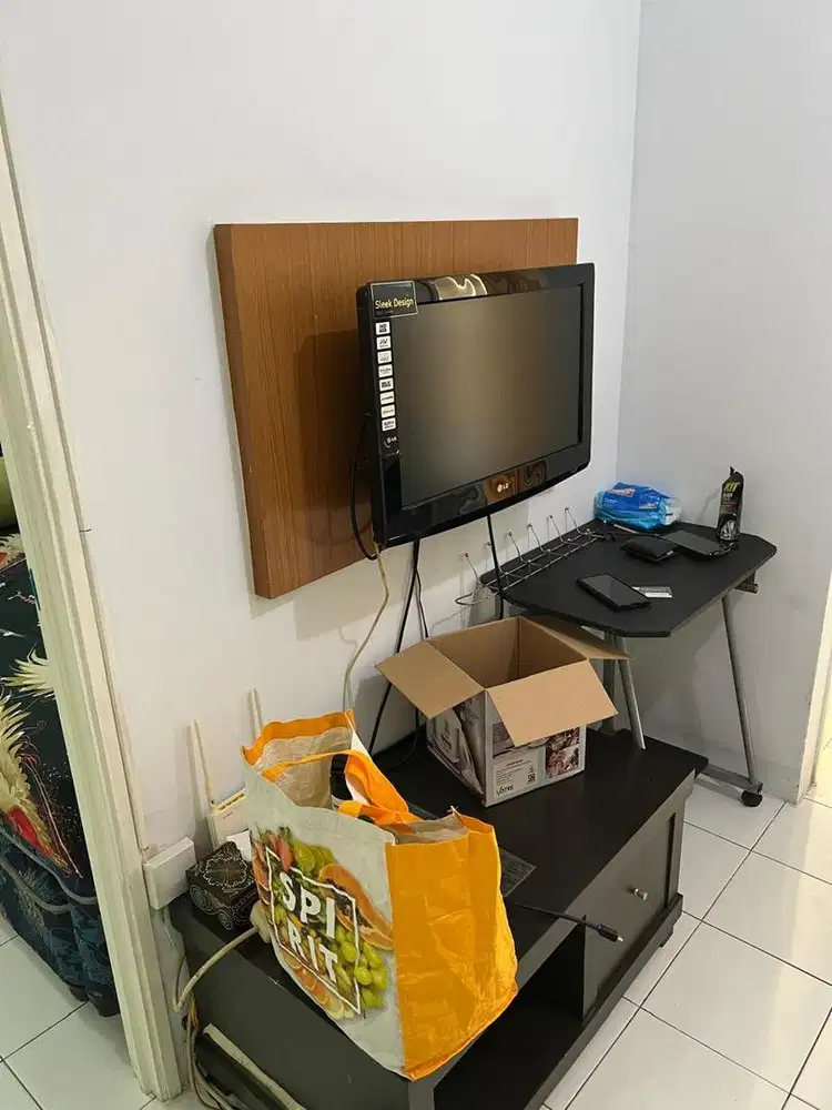 Kalibata city apart disewakan 2KT pemilik lsg disewakan 2 kamar tidur