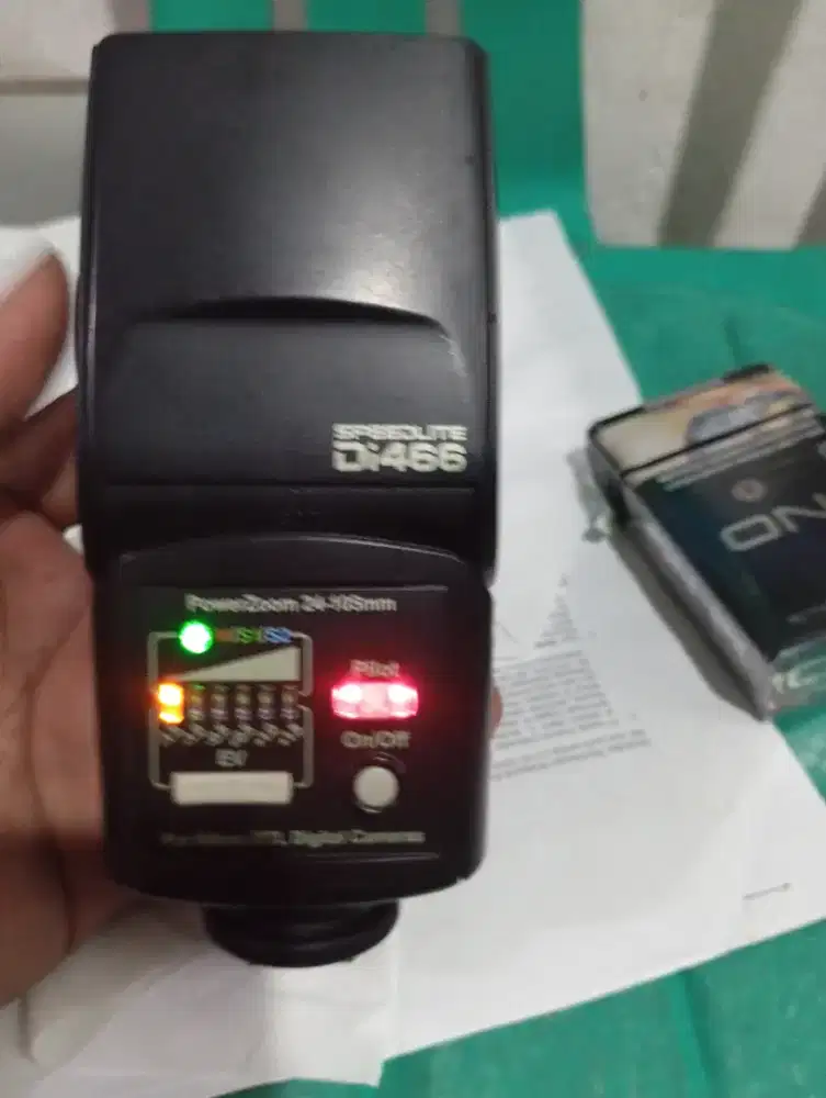 Flash Nissin Di466 & BG kondisi normal