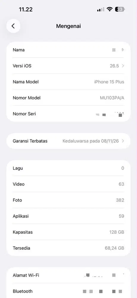 Iphone 15 plus 128gb Pink