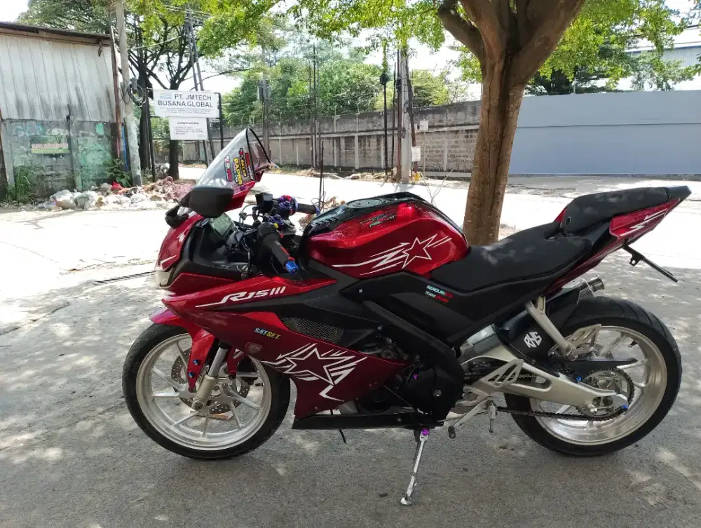 R15 v3 surat kumplit pajak off 3 Tahun Plat B motor rawatan