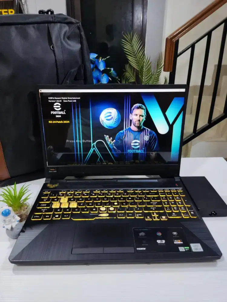 Laptop Gaming Desain Asus TUF F15 GEN 10 VGA Nvidia GTX Siap Pakai