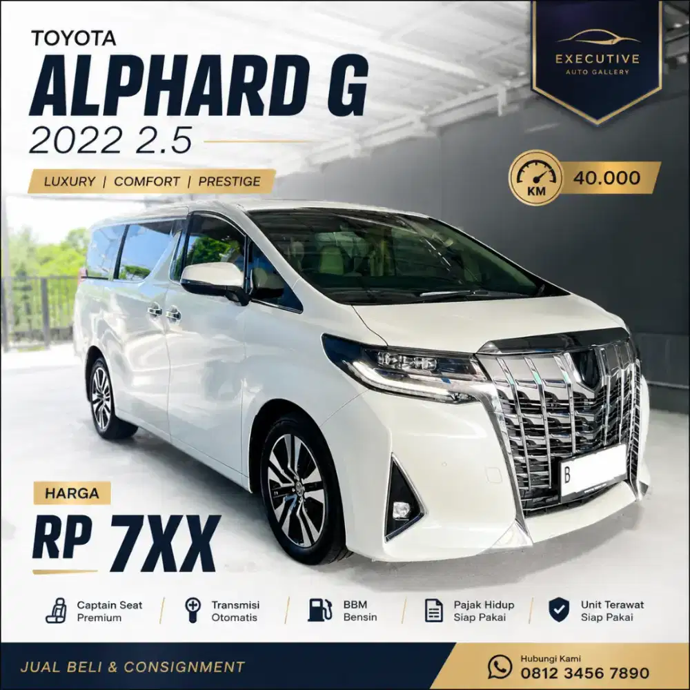 [TSS] TOYOTA ALPHARD G 2.5 2023