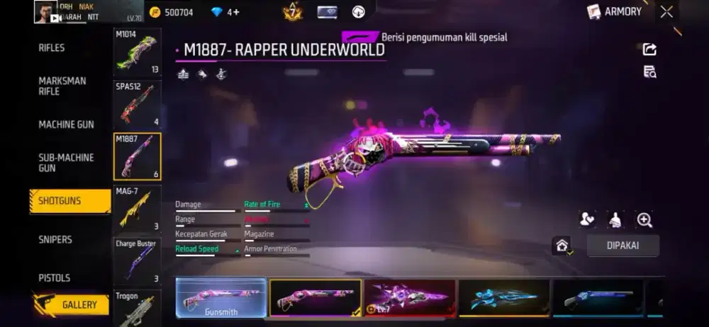 Jual murah akun ff (free fire) selalu aman dan terpercaya bonus 150DM