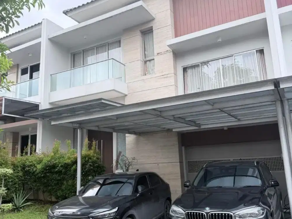 Rumah Golf Island Concerto luas 10x20m, Furnished rapi bagus