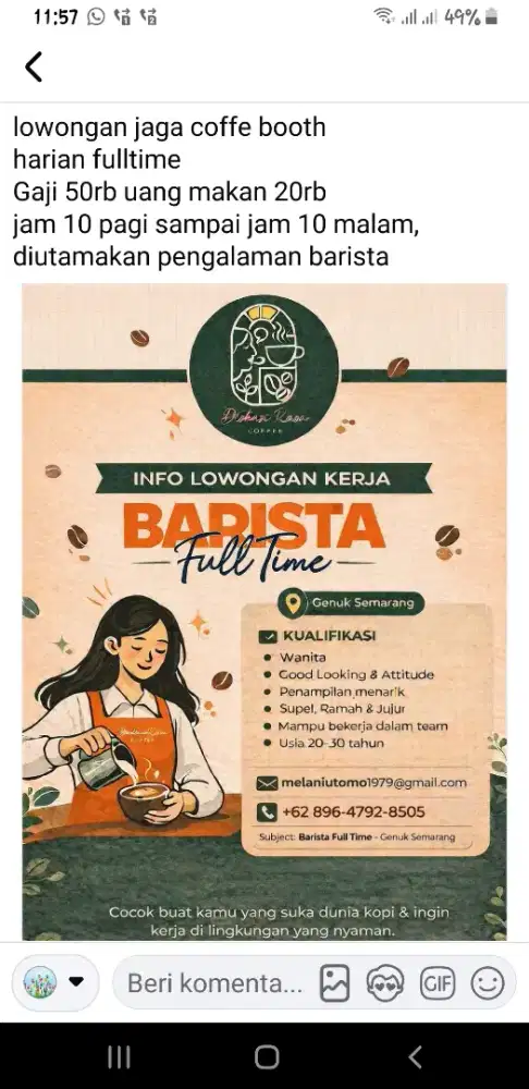 Jualan Coffee boot