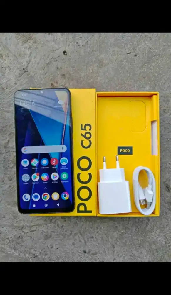 hp poco c65 ram 8/256 fullset nominus
