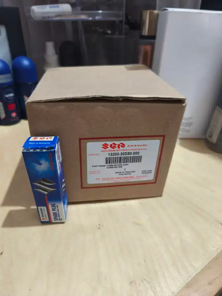 Karbu Shogun 110 + Busi SGP Ori Segel