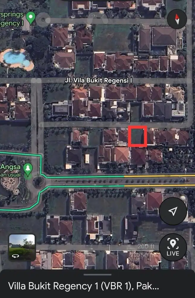 DIJUAL TANAH DI VBR1 PAKUWON INDAH VILLA BUKIT REGENCY SURABAYA