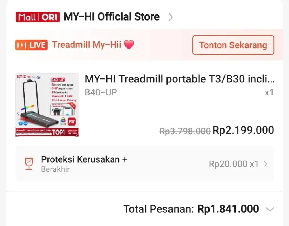 Dijual treadmill