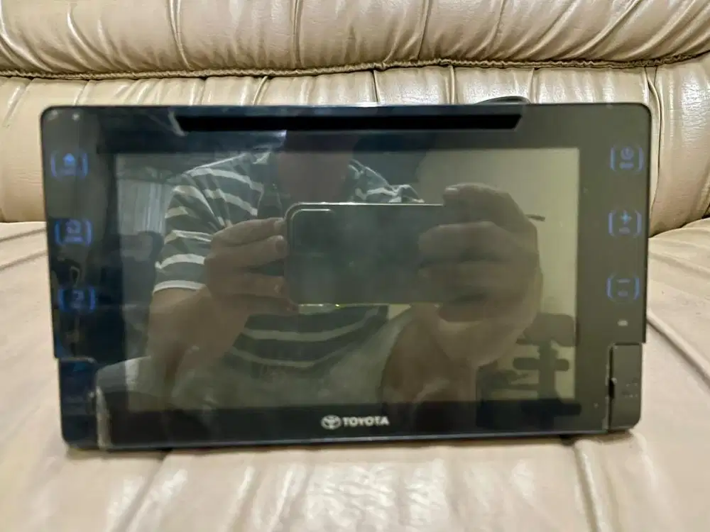 Head unit innova reborn ori asli toyota bluetooth original