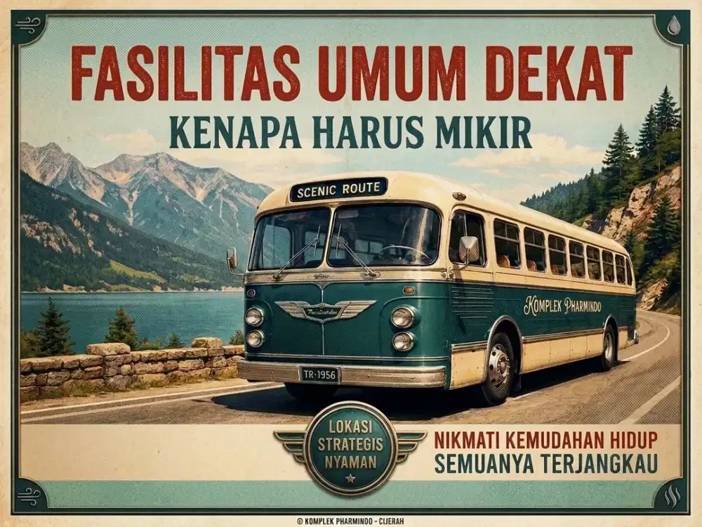 JUAL RUMAH DI KOMPLEK PHARMINDO, CIJERAH, MELONG, CIMAHI.
