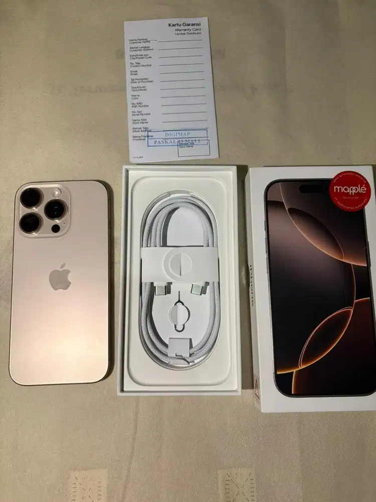 Iphone 16 digimap dessert titanium 128 GB