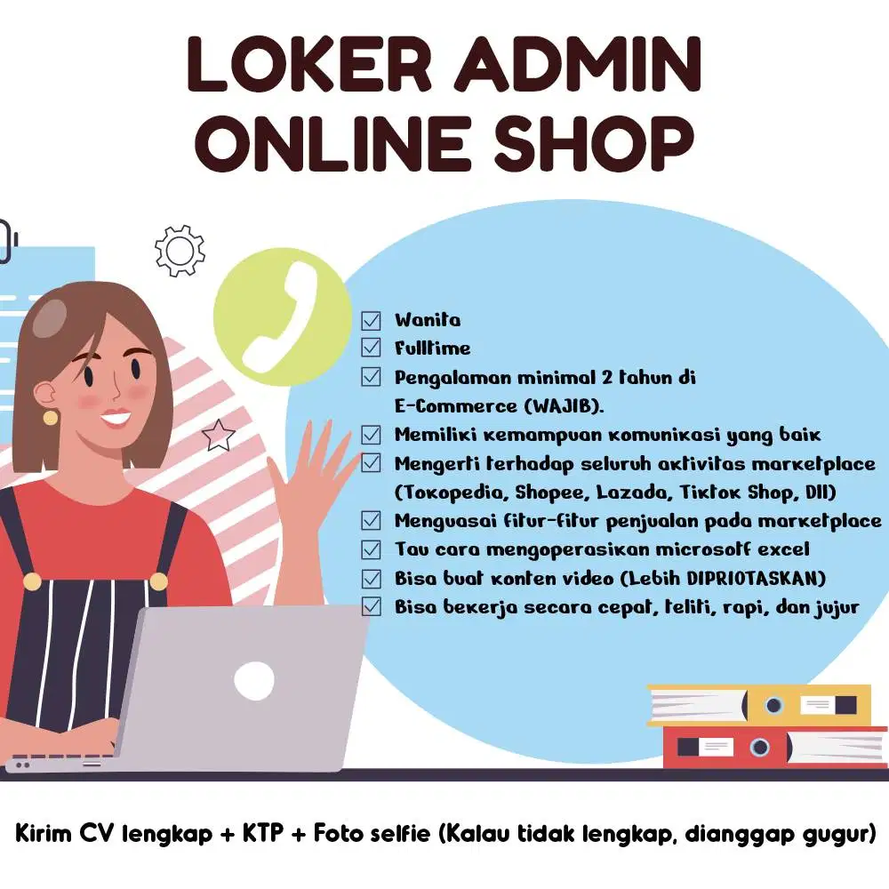 LOKER ADMIN OLSHOP DI GOLF ISLAND PIK