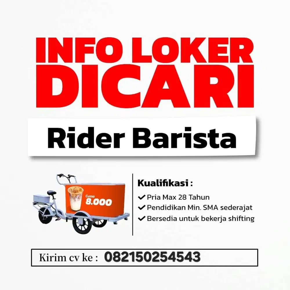 Rider Barista - Sekian Kopi Bogor