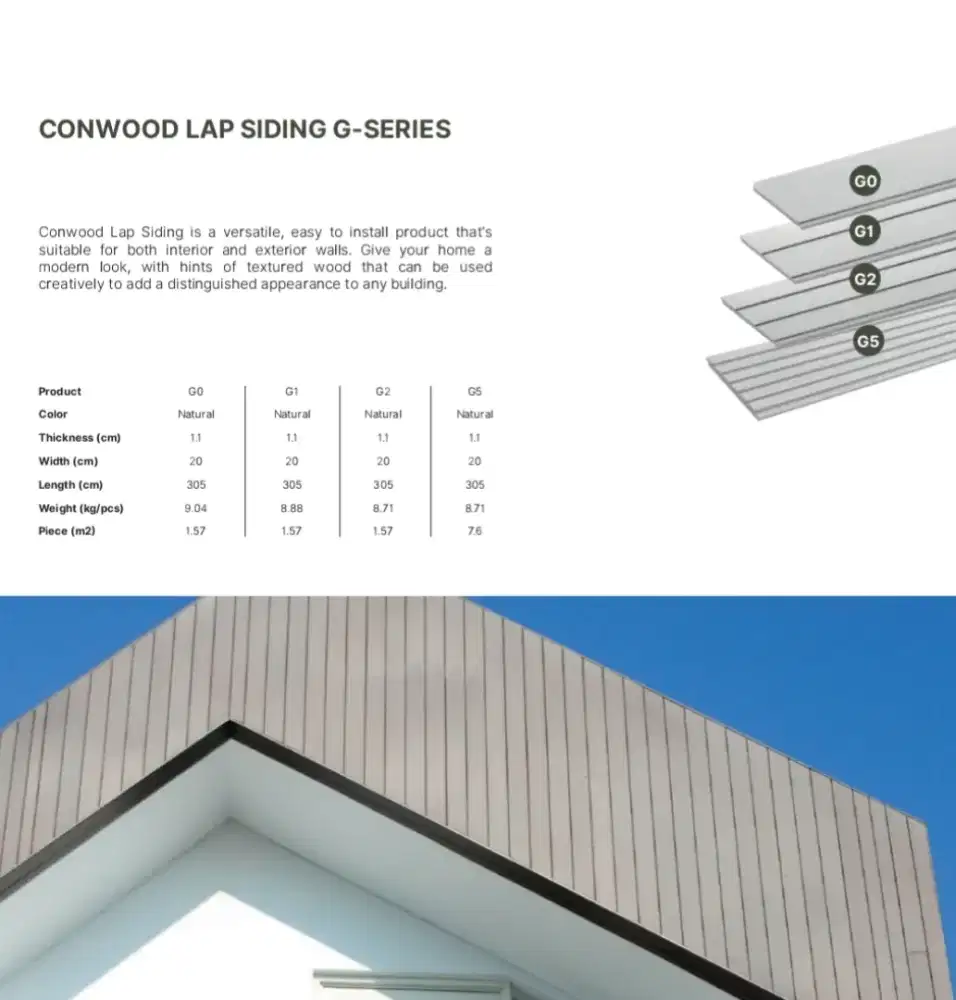 Conwood Siding 8 G2 200x3050x11mm