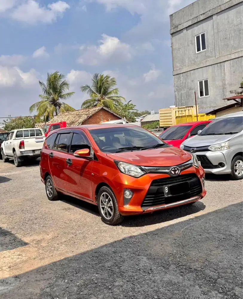 Toyota calya G 1.2 AT 2016 oranye