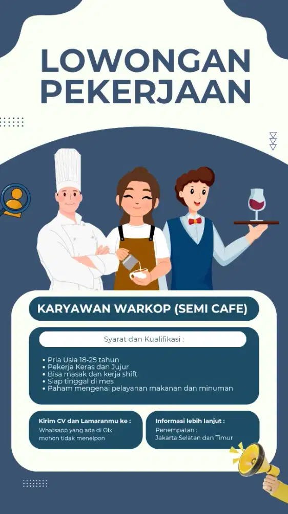 Loker karyawan warkop