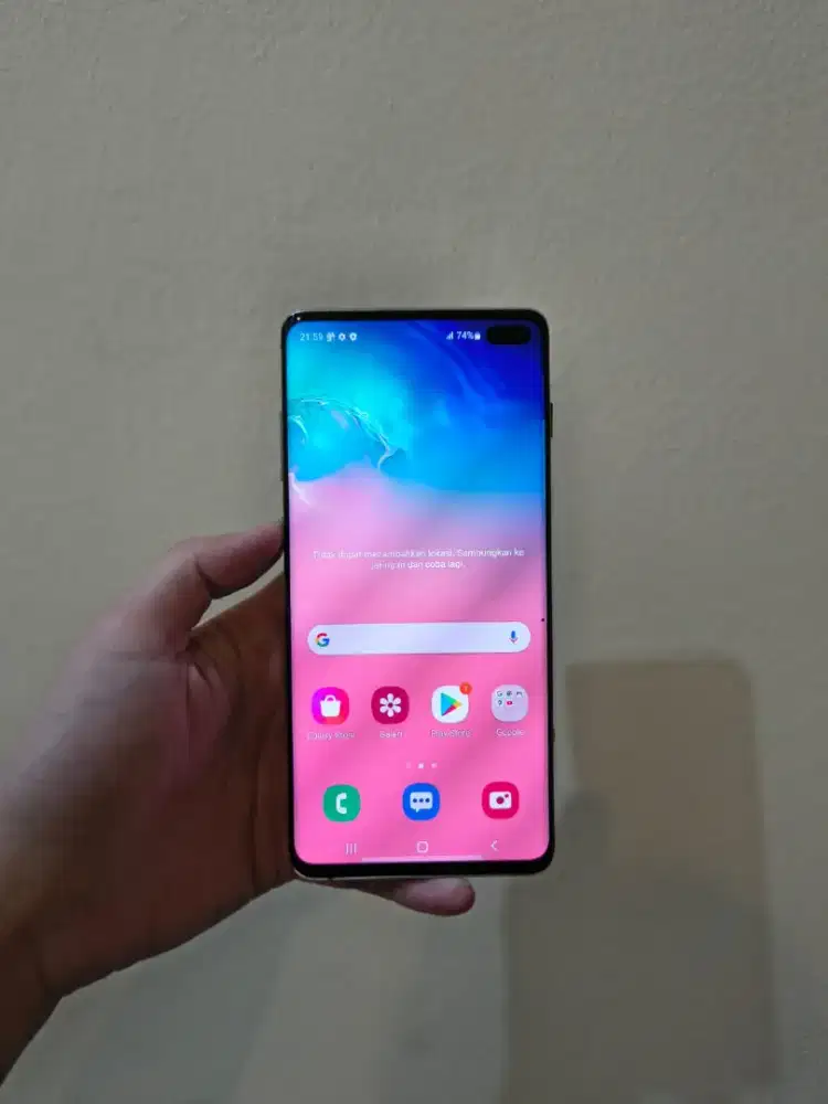 Samsung galaxy S10 Plus Ram 8GB/128GB batangan siap pakai