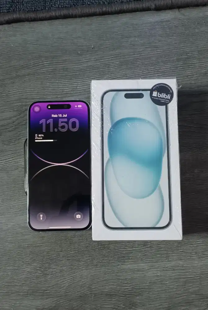 iPhone 15 Blue 128 Blibli SA/A