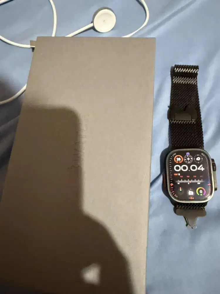 Apple Watch Ultra 3 Milanese Loop 49mm Titanium BLACK ORI IBOX