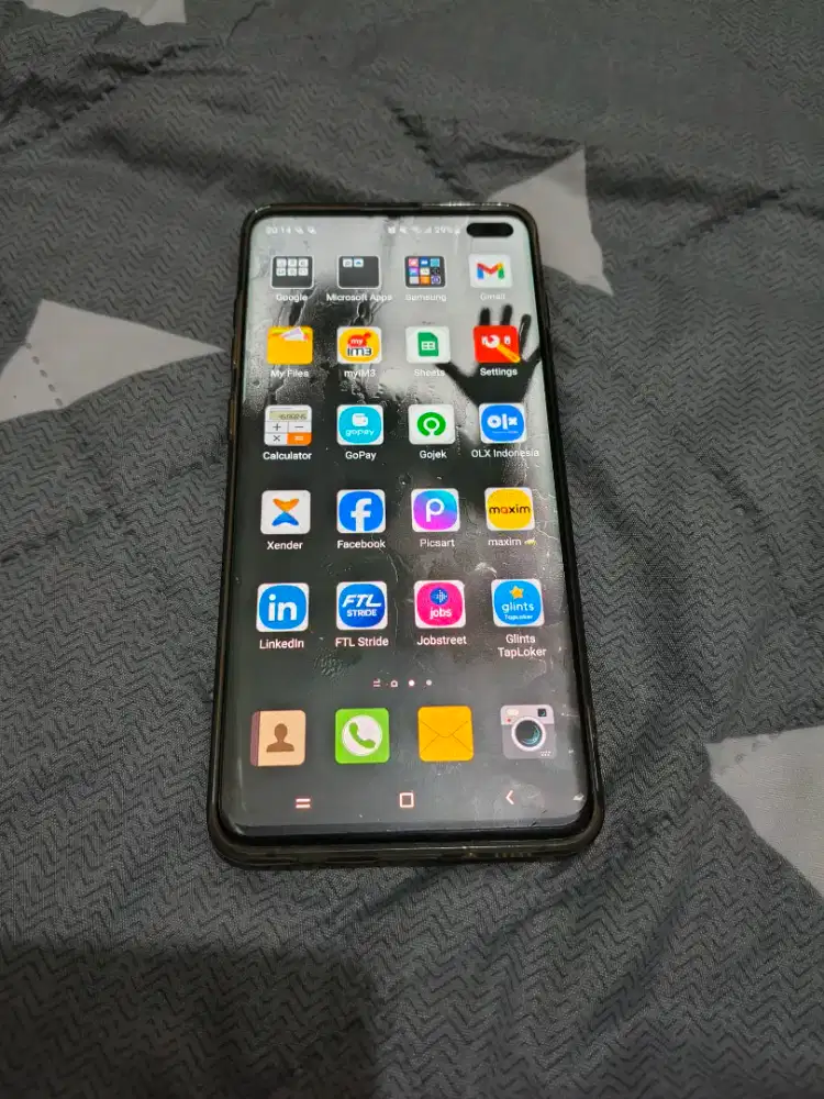 Samsung S10+ Biru