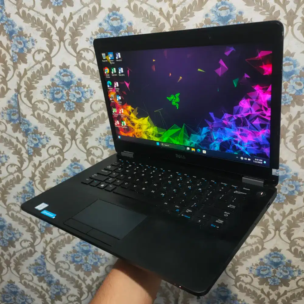 Laptop Slim Dell Latitude E7470 Core i5 6300U SSD 128GB FullHD IPS