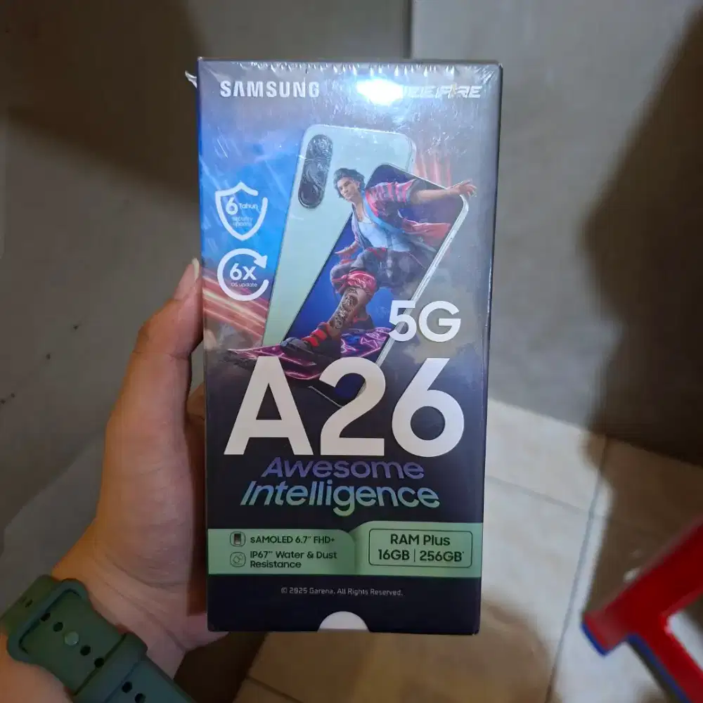 Samsung Galaxy A26 5G (8/256GB) warna mint  masih segel