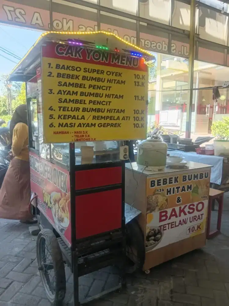 Jual cepat rombong  & Oper sewa lapak