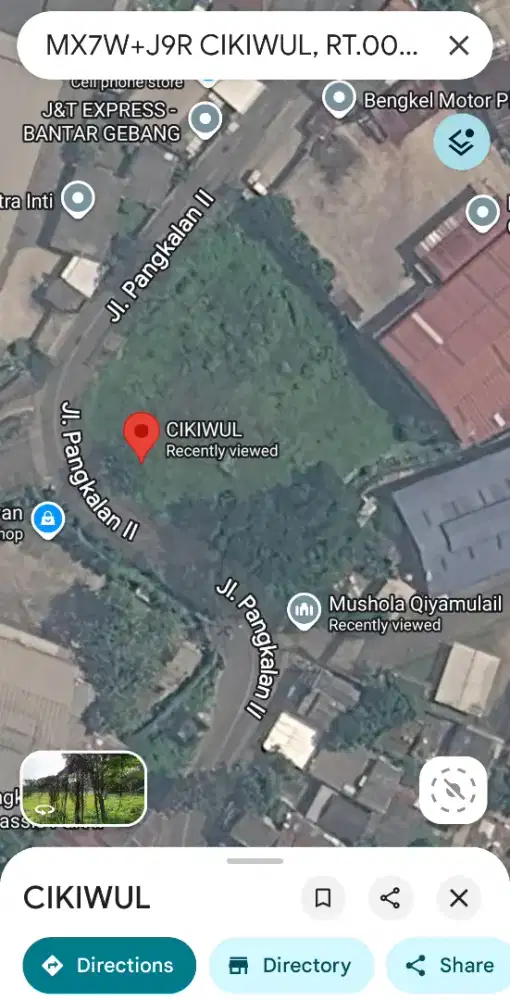 Dijual : TANAH di HUK Jalan Raya - Cikiwul