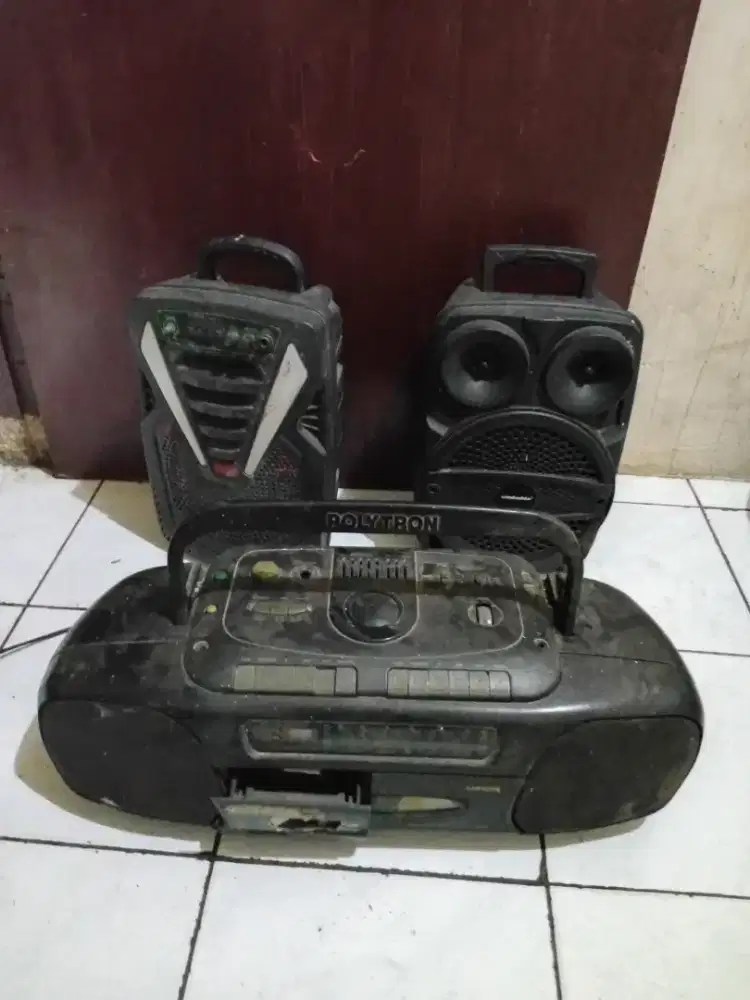 Borongan Radio&Speaker Bluetooth 200 ribu jual gembling apa adanya