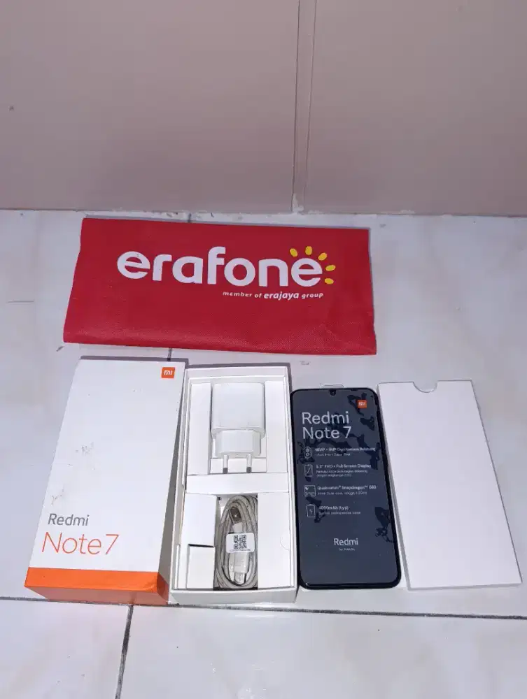 Xiaomi Redmi Note 7 4GB/64GB Bekas Normal Full Set Original Siap Pakai