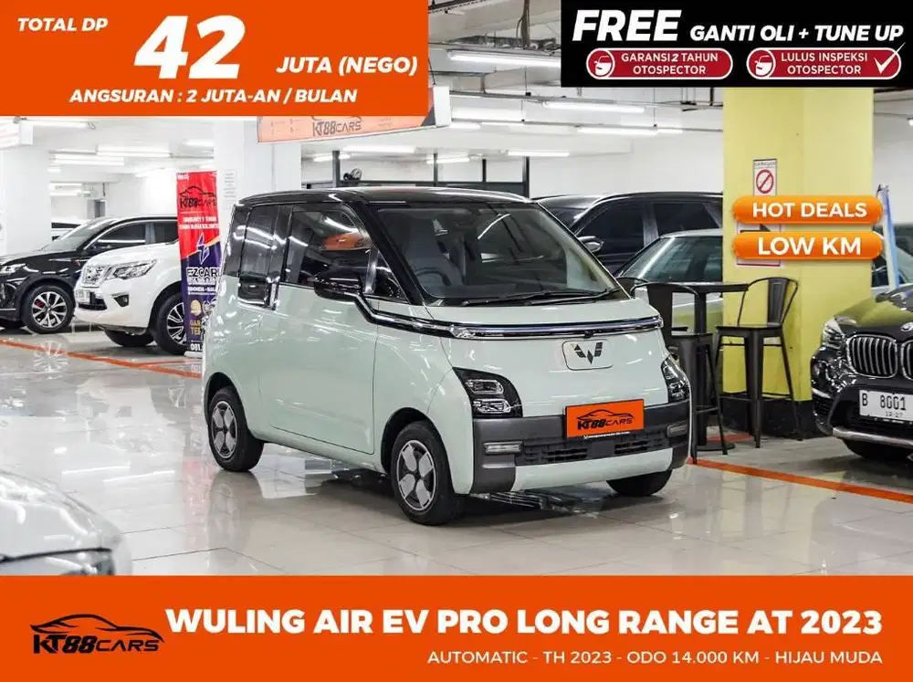 Wuling Air Ec Pro Long Range AT Tahun 2023 Km 14 Rb Record