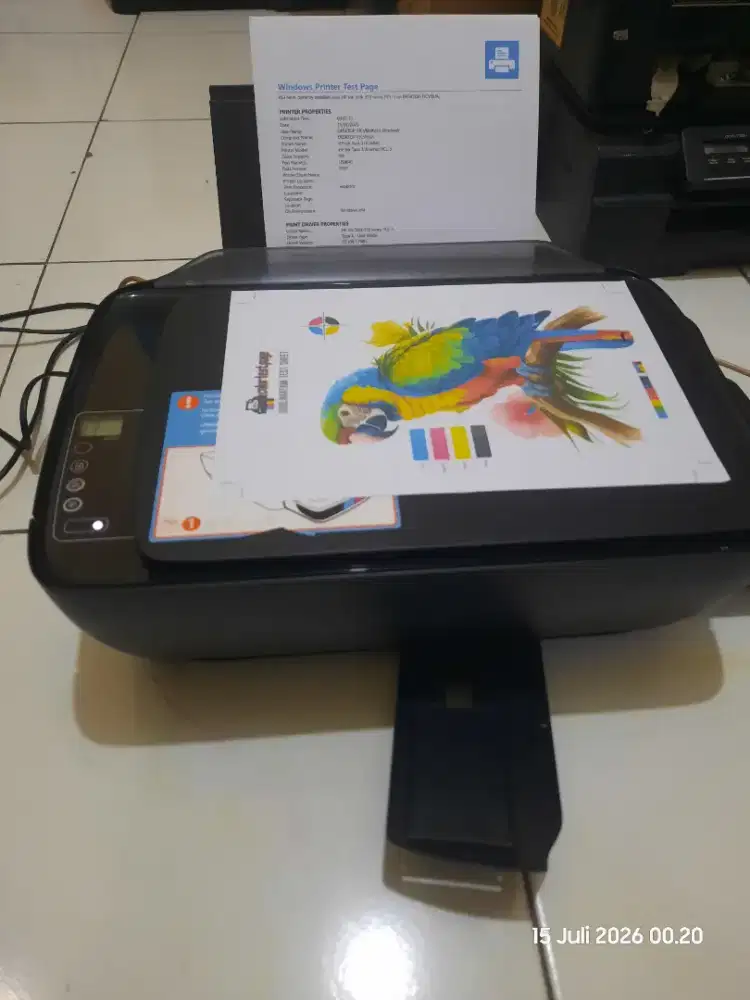 Printer Hp ink tank 315 copy scan print siap pakai