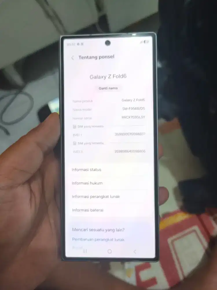 Samsung galaxy fold 6 12/256
