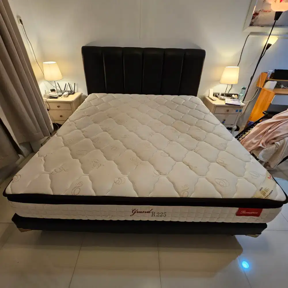 Set Kasur Divan 180x200 Romance Grand R225 Latex Lateks Premium Bagus