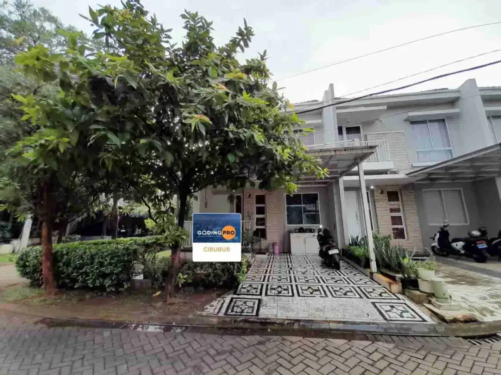 Jual cepat rumah cantik hoek atap bajaringan minimalis modern style full furnished cluster favorite bebas banjir. Cibubur country cikeas.