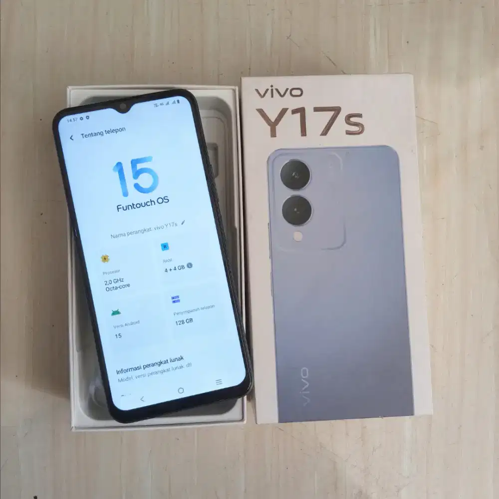 Vivo Y17S Ram 4+4/128