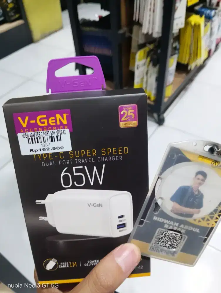 VGEN ADAPTER 2PORT 65W VTC2-42 | ATLANTIS DAHSYAT
