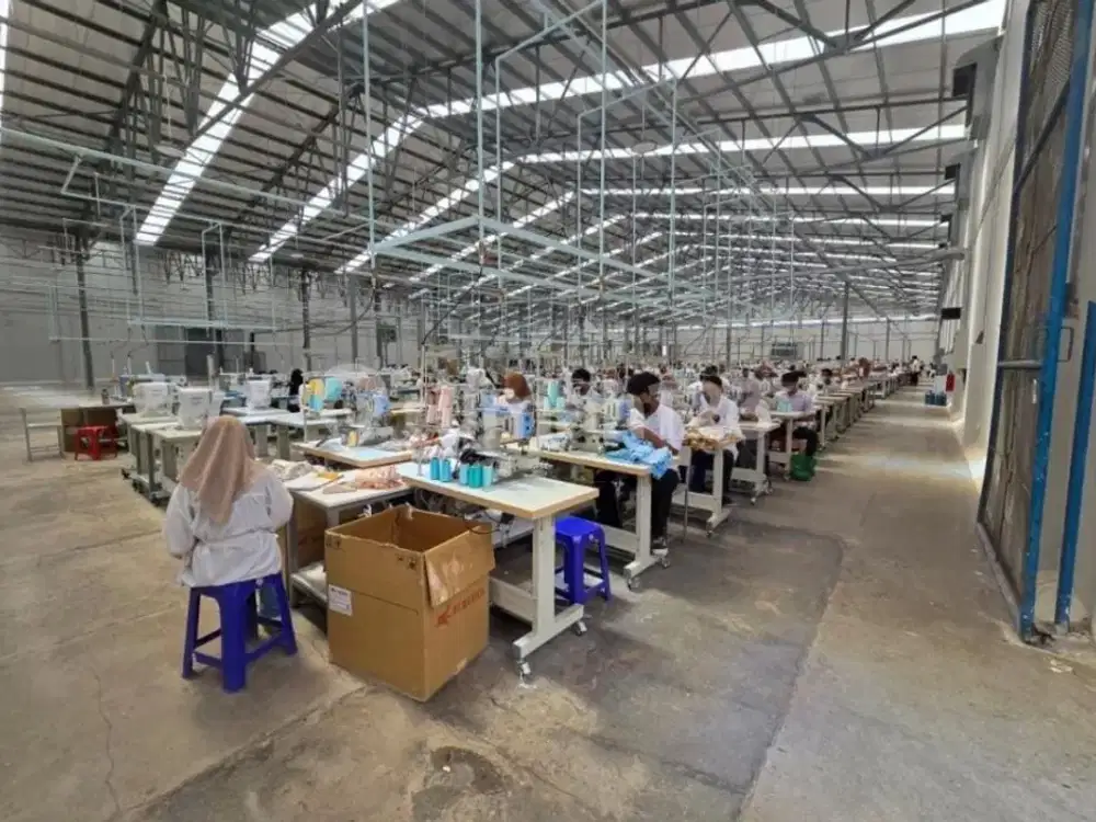 Dijual Pabrik Garment Zona Industri Lokasi Super Strategis Magelang Utara,Magelang Luas 3,5 Ha