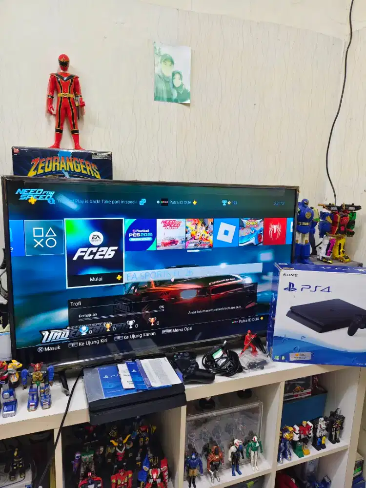 PS4 Slim 1TB ORI bukan HEN game banyak banget tag PS4 Pro PS5 Pro Slim