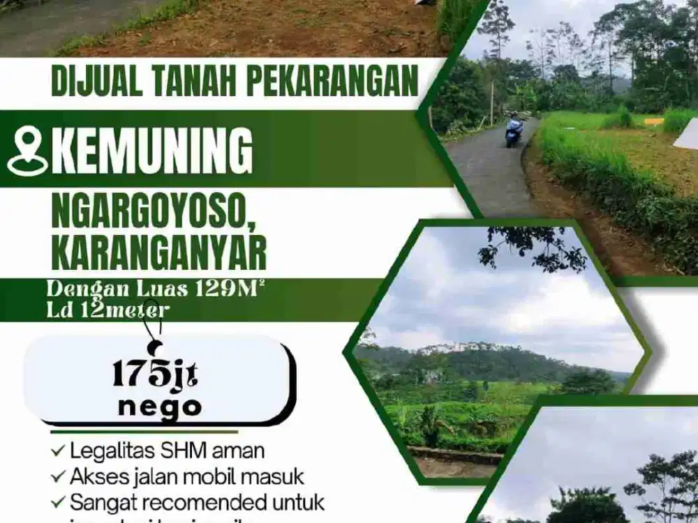 jual tanah Kemuning Ngargoyoso view bagus