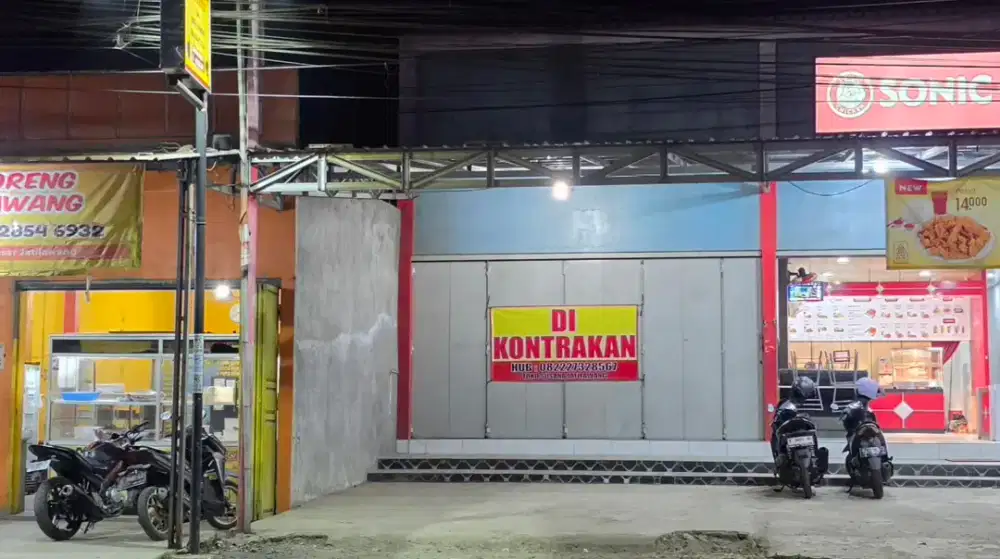 Dikontrakan Kios Depan Pasar Jatilawang