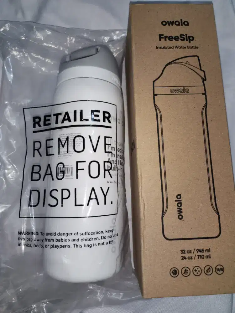 OWALA FreeSip 32oz - Shy Marshmallow