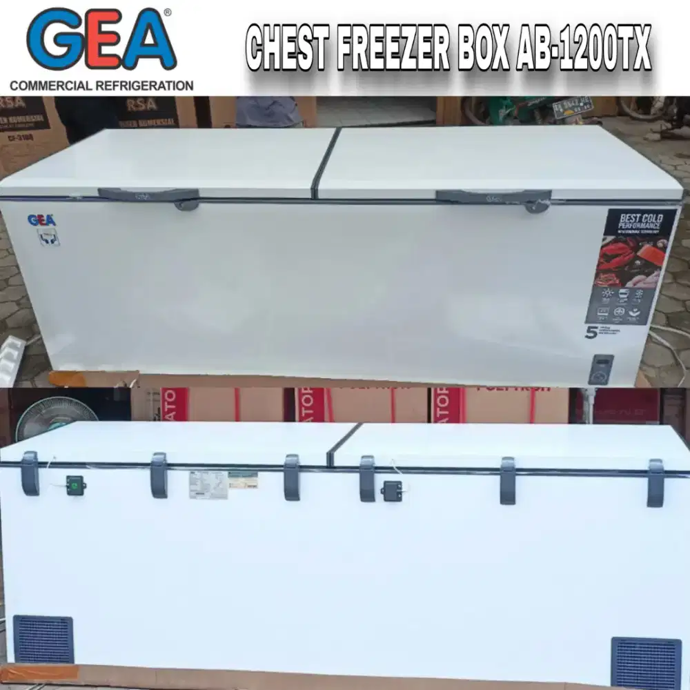 FREEZER BOX GEA AB-1200TX BARU/ NEW