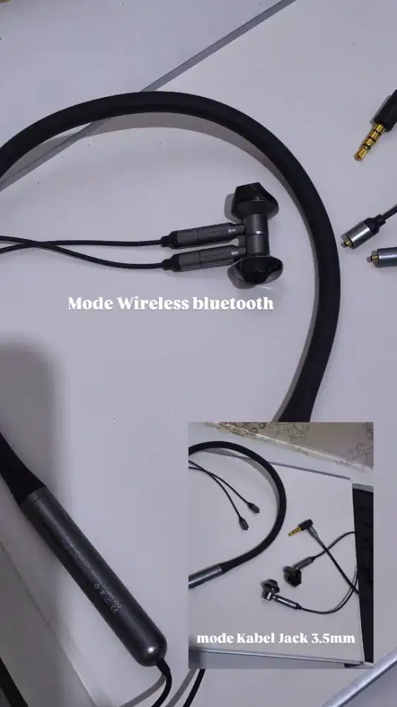 Kacamata Snorkeling - Headset dan jam digital