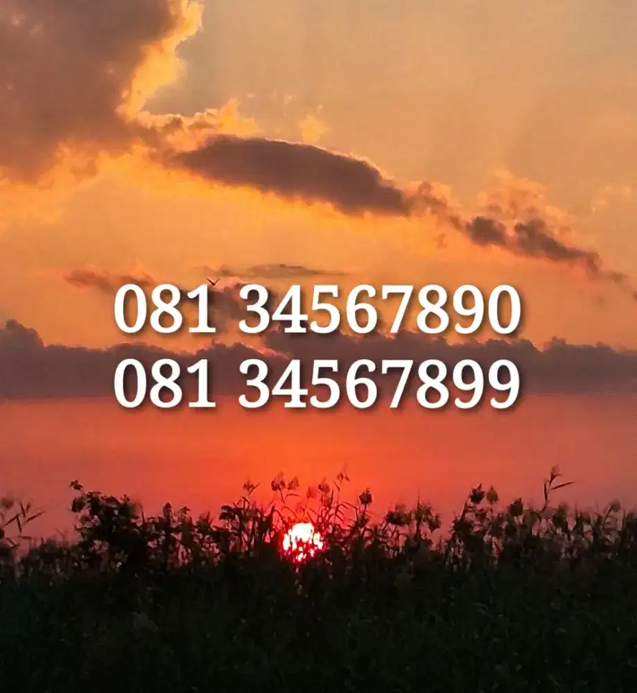 Nomor cantik 3456789