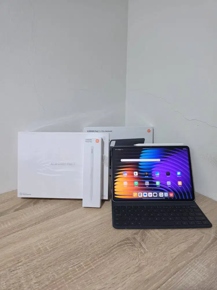 Xiaomi Pad 7 8/256 Blue Ex Resmi + Keyboard + Focus Pen 8GB 256GB Mi